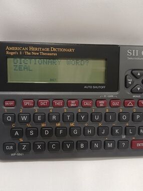 Seiko Instruments SII WP-5501 American Heritage Dictionary Electronic Thesaurus